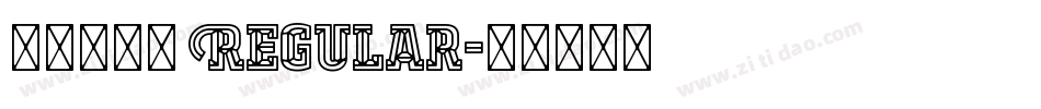 点字匹喏曹 Regular字体转换